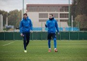 Тренировка перед матчем с «Сочи»
