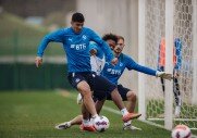 Тренировка перед матчем с «Сочи»