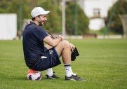 Тренировка перед кубковым матчем