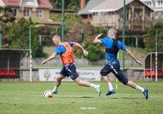 Тренировка перед кубковым матчем
