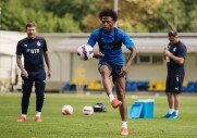 Тренировка перед кубковым матчем