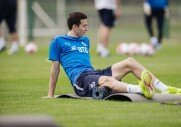 Тренировка перед кубковым матчем