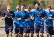 Тренировка перед кубковым матчем