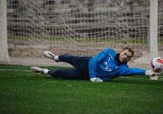 Тренировка перед матчем с «Крыльями Советов»