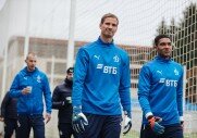 Тренировка перед матчем с «Крыльями Советов»