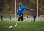 Тренировка перед матчем с «Крыльями Советов»