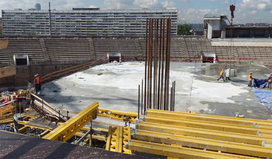 Строительство стадиона Динамо - ВТБ Арена Парк: проект, фотографии, ход работ
